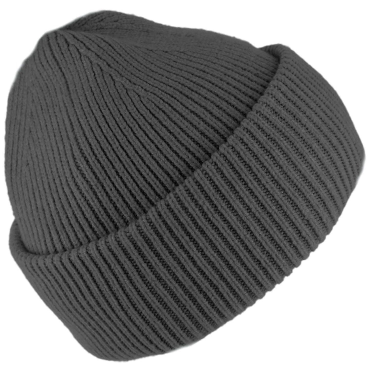 Fiebig Feinstrick Strickmütze Beanie - mit Umschlag - Viele verschiedene Farben