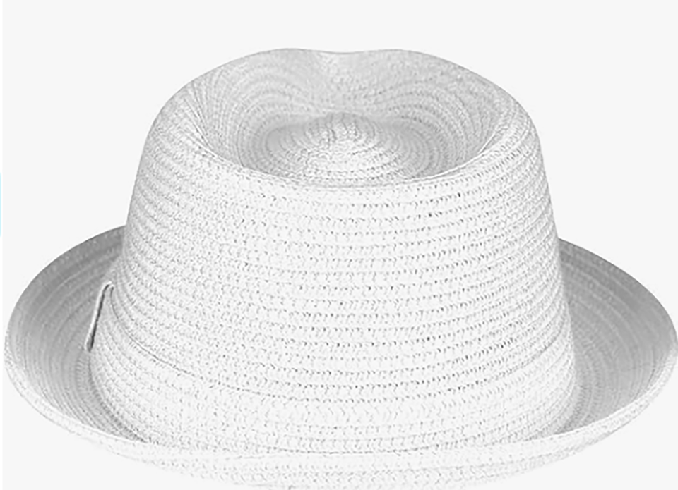 Bailey Billy Strohut Trilby - Toyo Strohut - Leicht, Flexibel & Knautschbar - Weiß