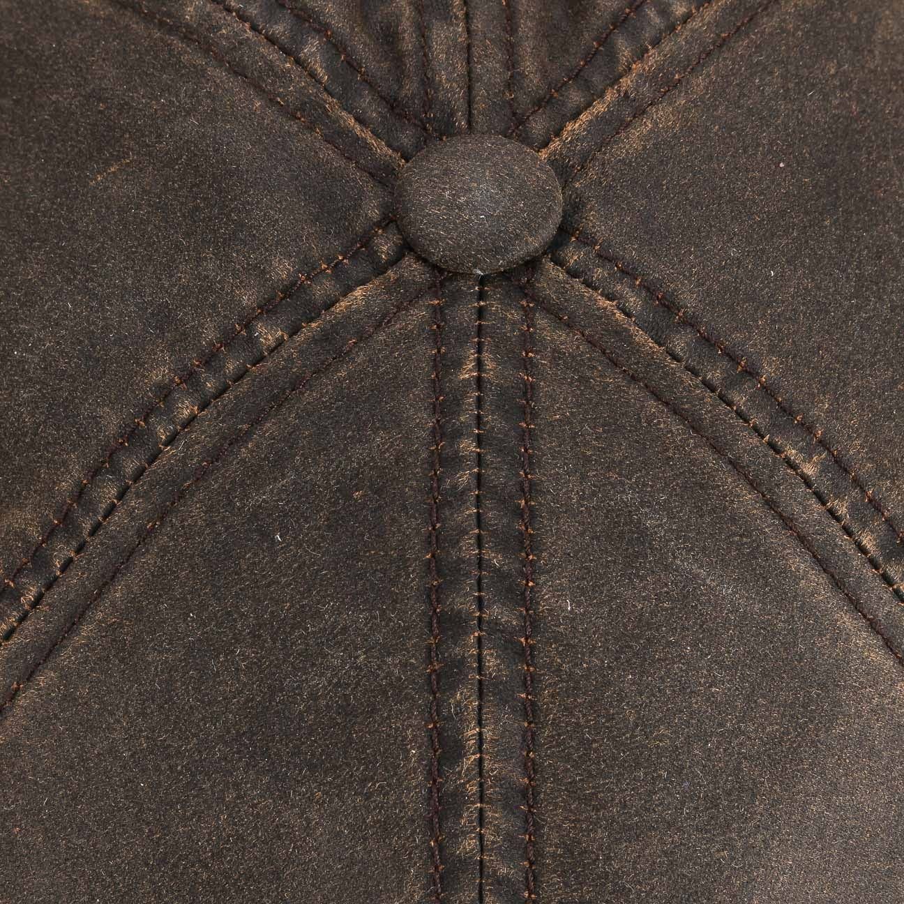 Stetson Brooklin Old Cotton Vintage - Schirmmütze  - 6-teilig - UV-Schutz 80 - Braun