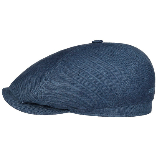 Stetson Brooklin Leinen - aus 100% Leinen - 322 - Blau-Meliert