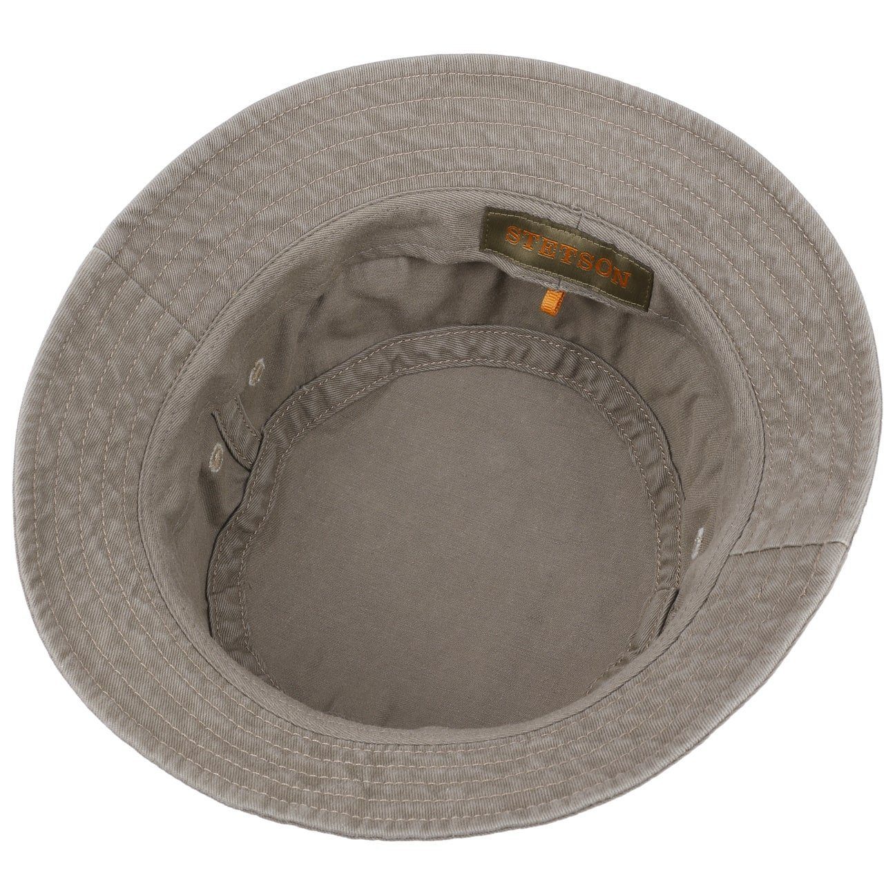 Stetson Bucket Cotton  - Anglerhut aus 100% Baumwolle - Grau