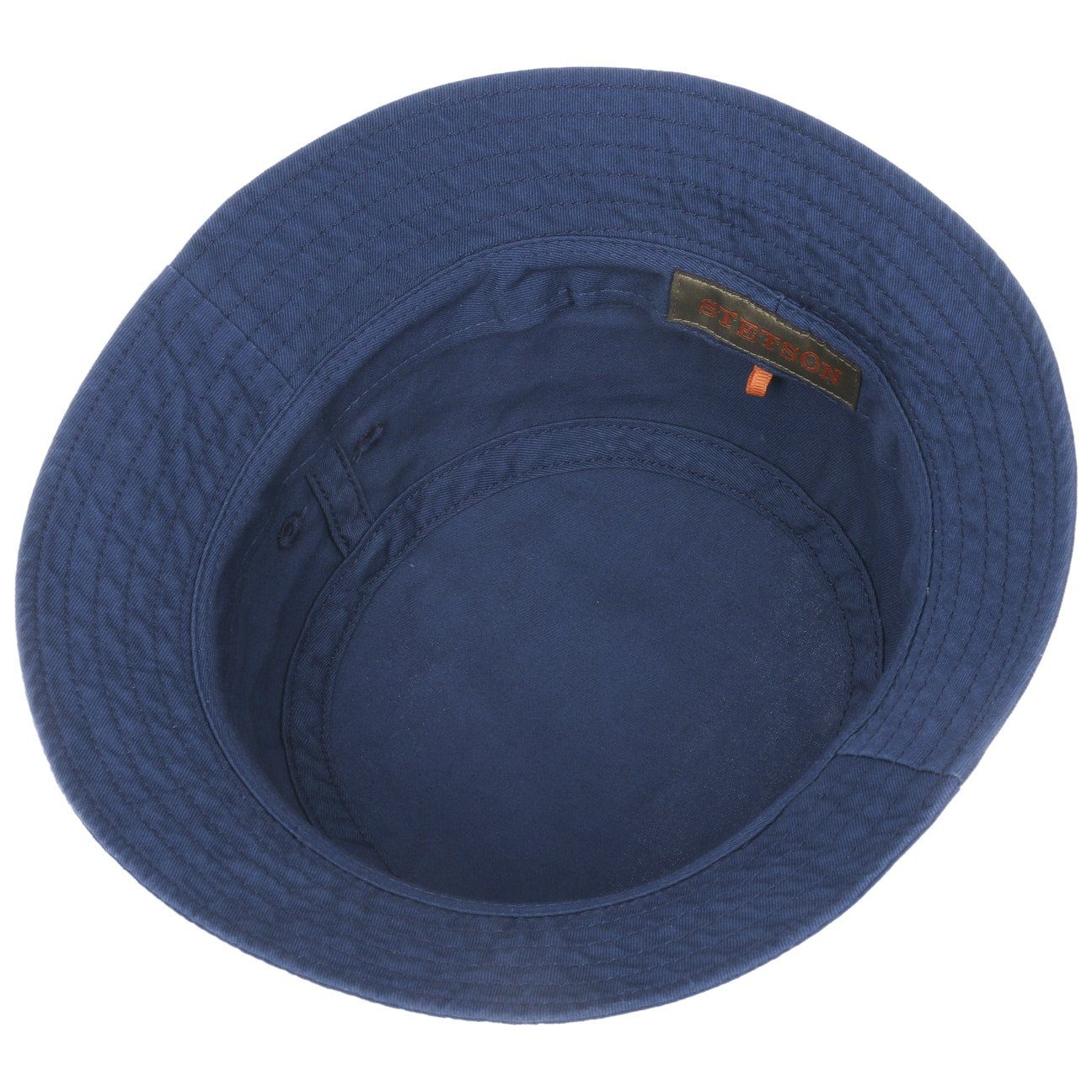 Stetson Bucket Cotton  - Anglerhut aus 100% Baumwolle - Blau