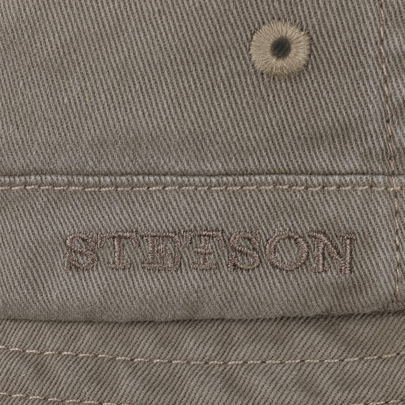 Stetson Bucket Cotton  - Anglerhut aus 100% Baumwolle - Grau