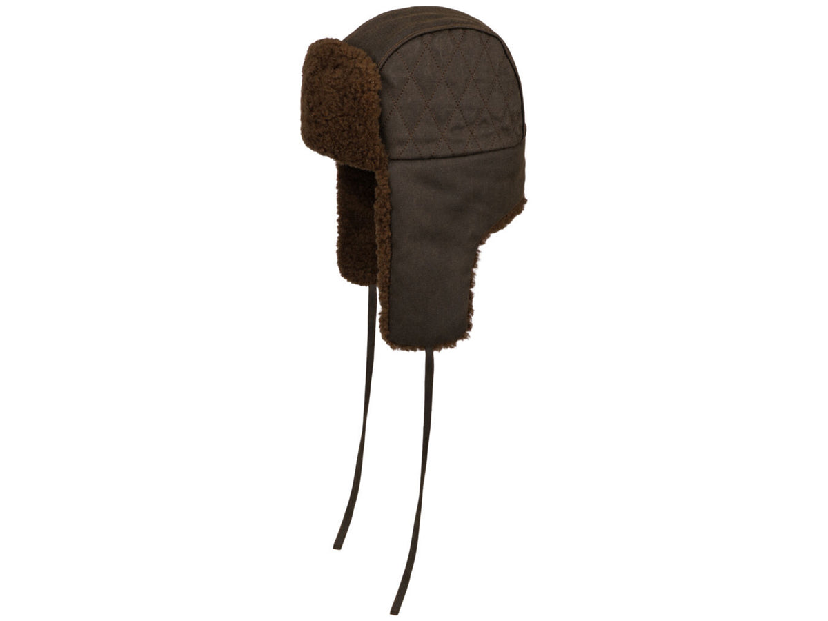 Stetson Bomber Flieger-Mütze Cap CO/PES - Braun