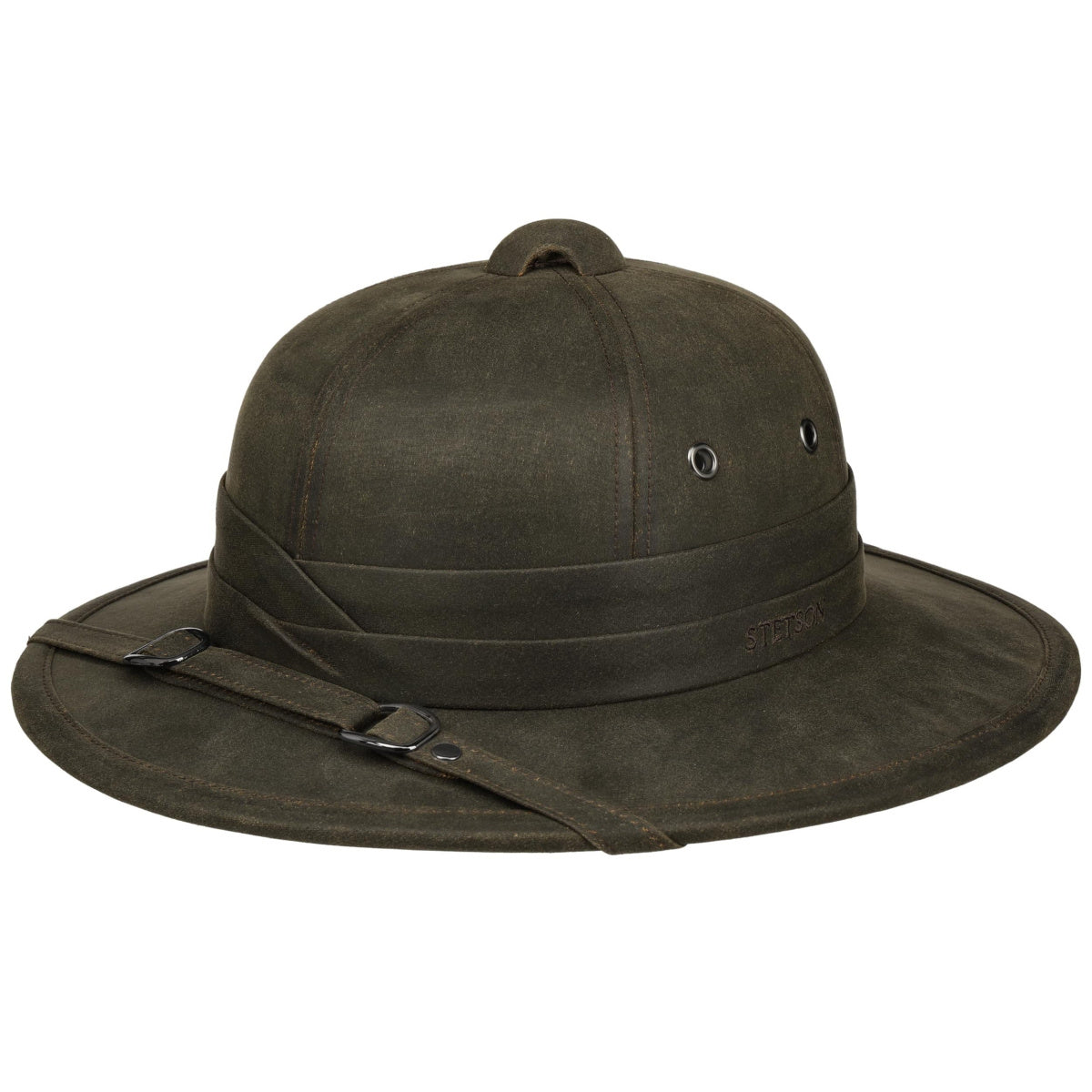 Stetson Pith Colonial Safarihelm - Tropenhelm - Braun