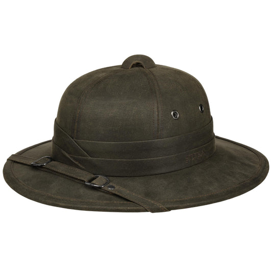 Stetson Pith Colonial Safarihelm - Tropenhelm - Braun