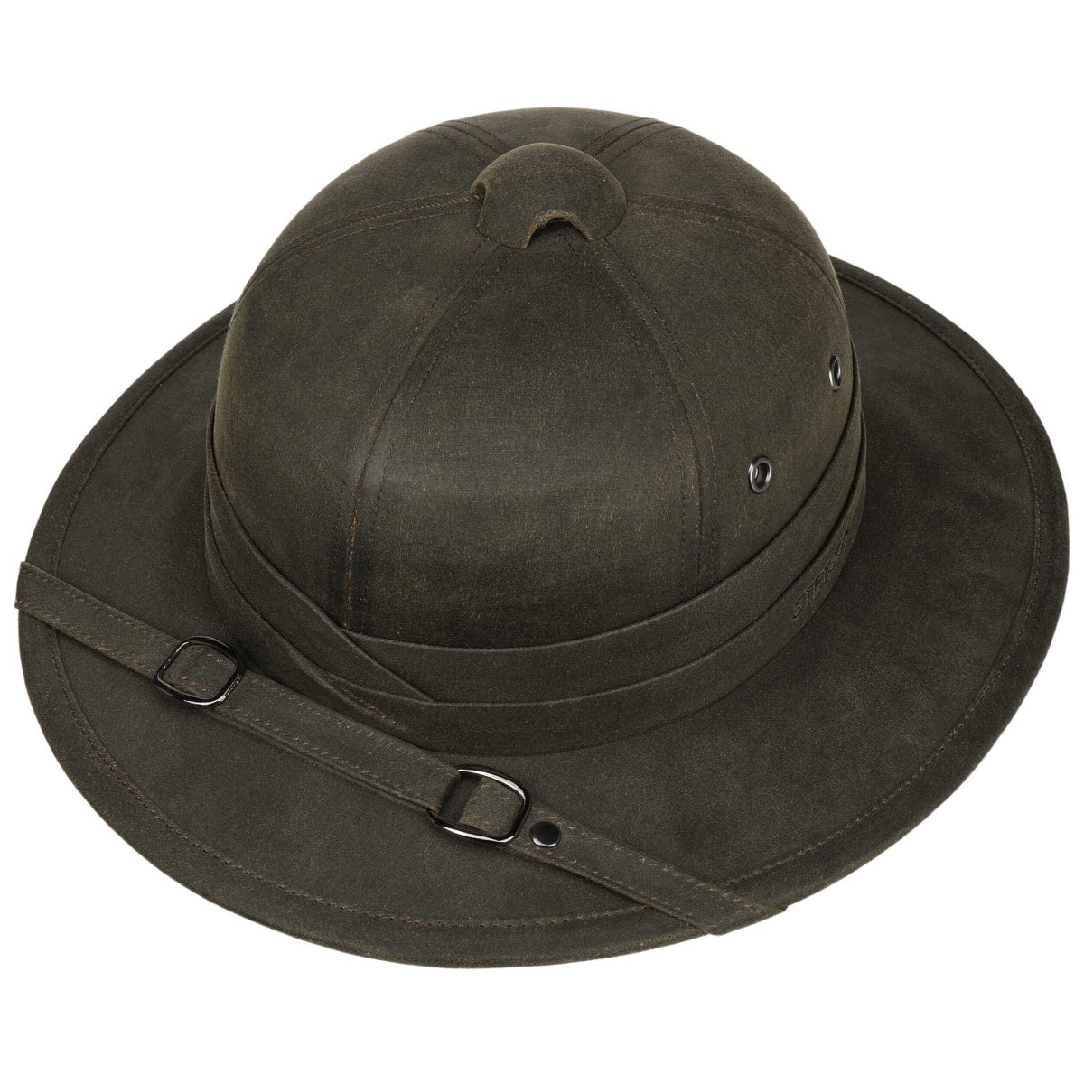 Stetson Pith Colonial Safarihelm - Tropenhelm - Braun