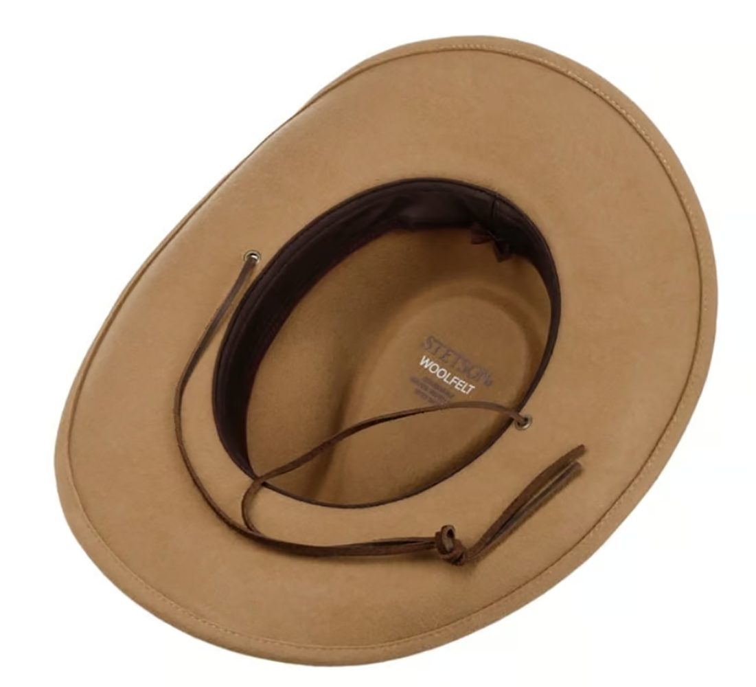Stetson Millard Western Woolfelt Traveller - Wollfilzhut - Knautschbar / Wasserfest - Braun