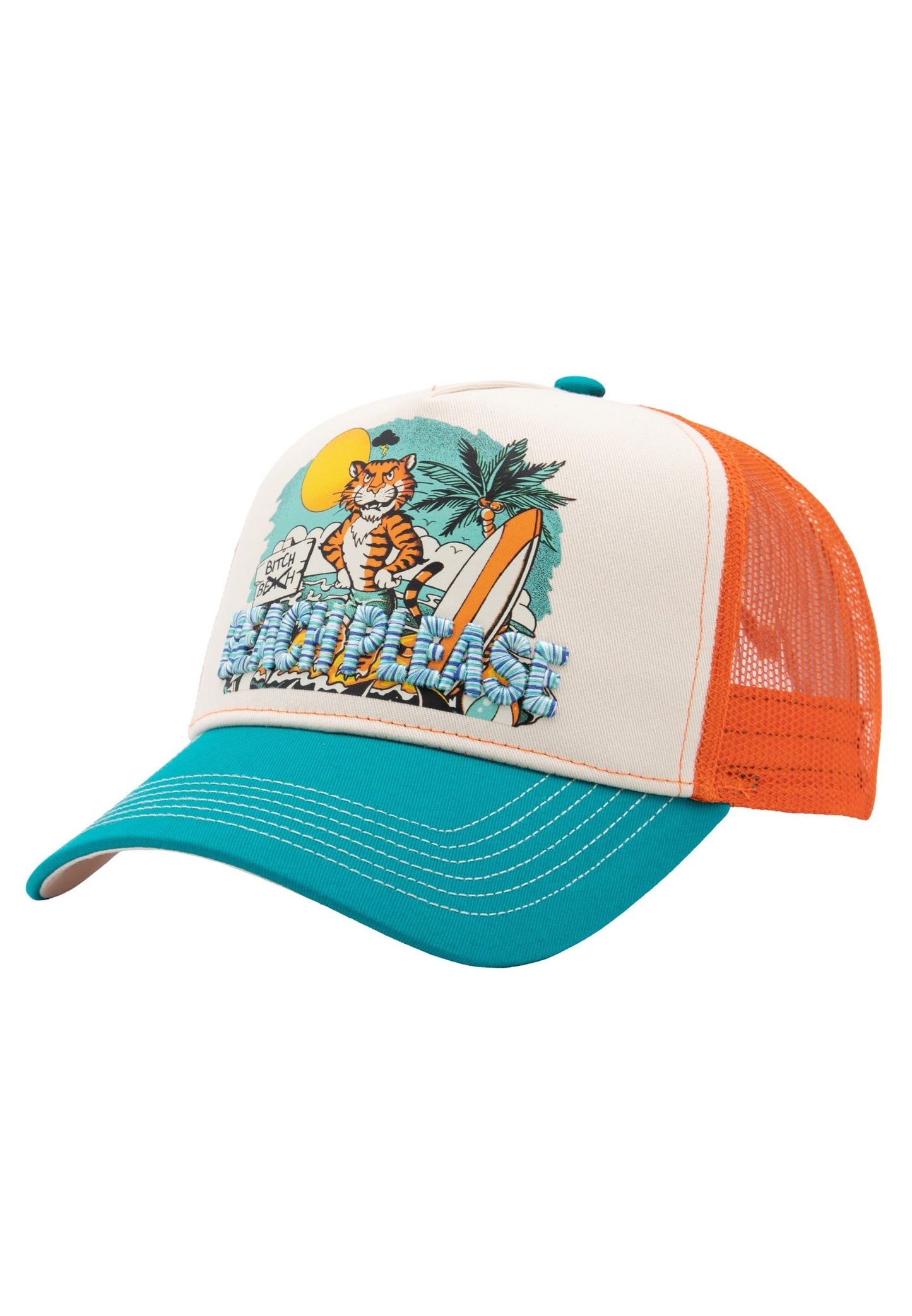King Kerosin Trucker Cap "Beach Please"