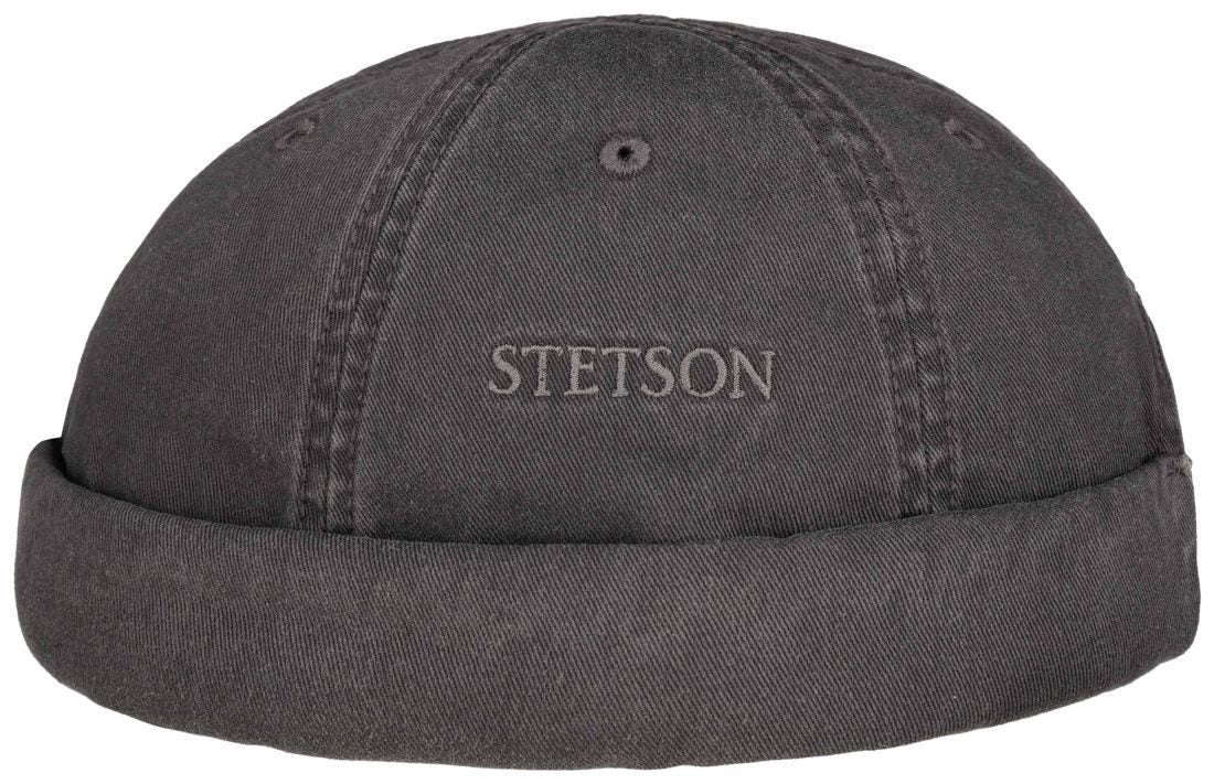Stetson Docker Cap Ocala Cotton - aus 100% Baumwolle - 32 - Grau