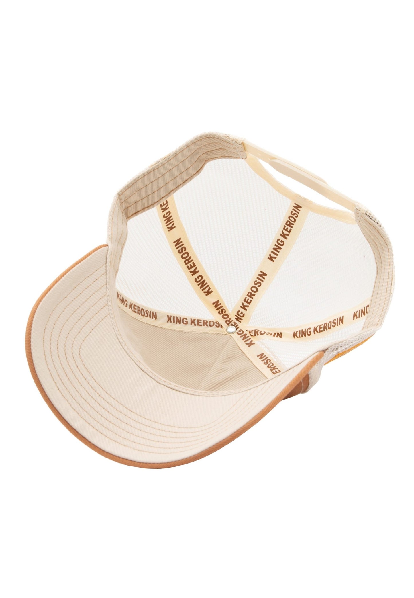 King Kerosin Trucker Cap "Never fuck a Fucker" - Braun