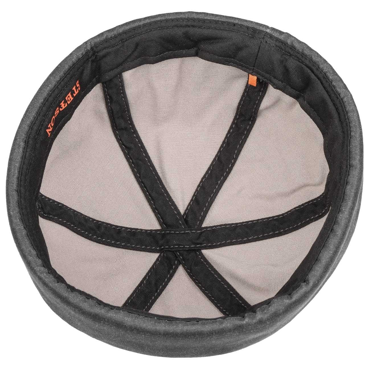 Stetson Docker Old Cotton Vintage - Dockermütze - Sommer - UV-Schutz 40 - Schwarz