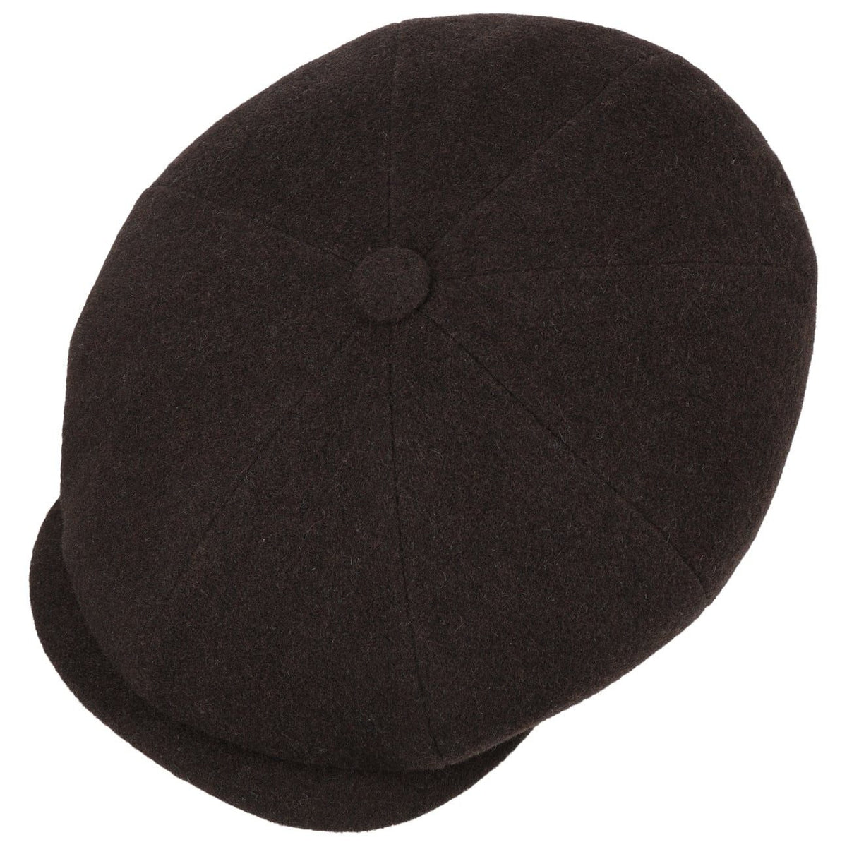Stetson Hatteras Wolle Kaschmir - Flatcap - 8-teilig - Dunkelbraun