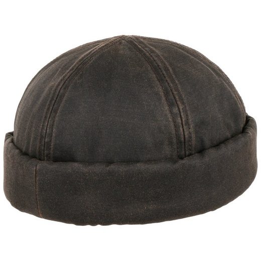 Stetson Docker Old Cotton Vintage - Dockermütze - Winter - mit Fleece-Inlett - Braun