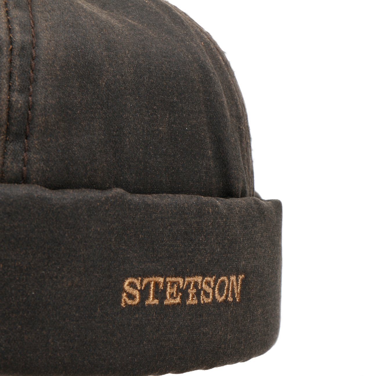 Stetson Docker Old Cotton Vintage - Dockermütze - Winter - mit Fleece-Inlett - Braun