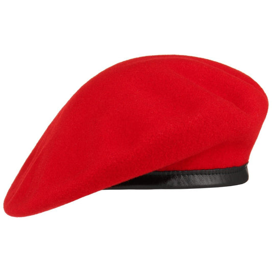 Kangol Monty Beret Baskenmütze aus Wolle - Red- Rot