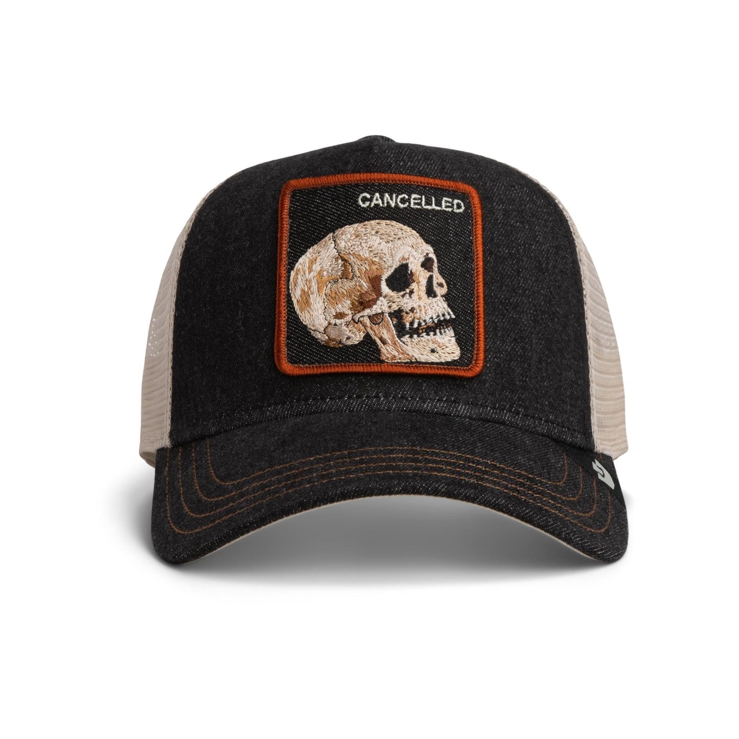 Goorin Bros. Trucker Cap - Skull Cancelled Denim