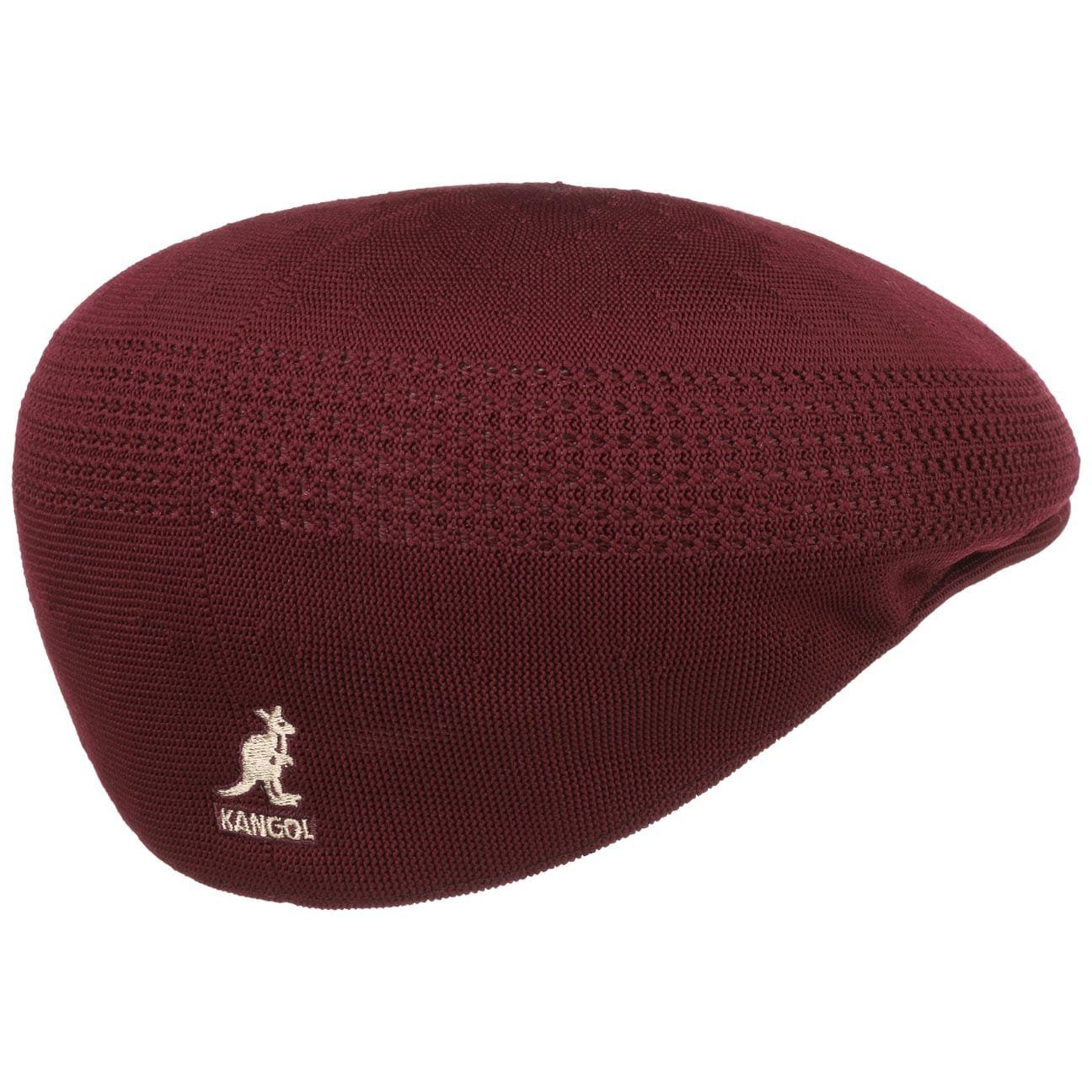 Kangol 504 Tropic Ventair Flatcap Schiebermütze - Burgundy - Bordeaux