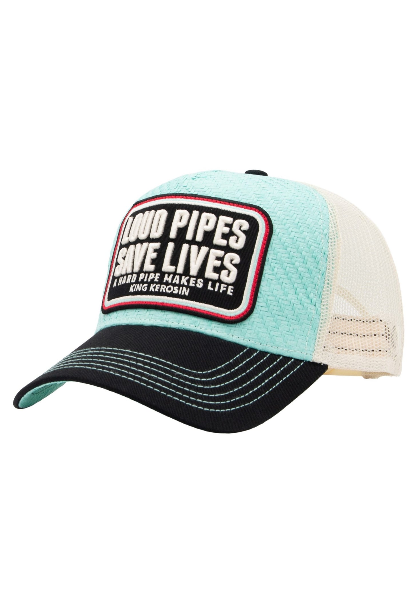 King Kerosin Trucker Cap "Loud Pipes Save Lives"