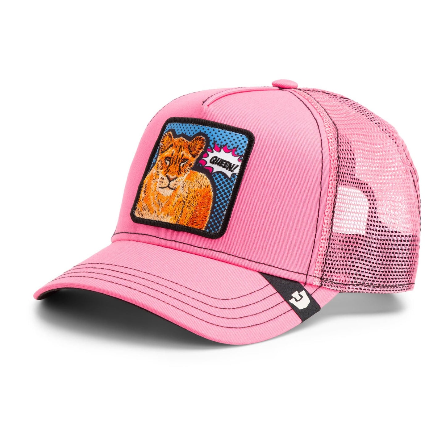 Goorin Bros. Trucker Cap - Popart Queen Lion Frenzy Pink