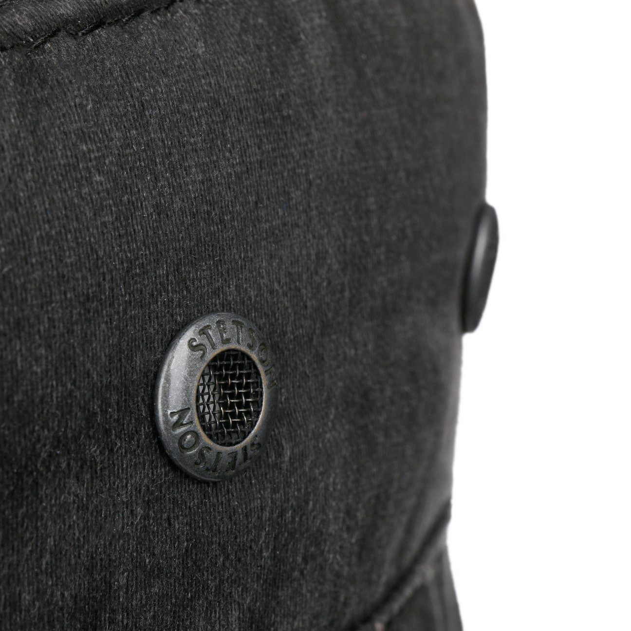 Stetson Army Cap Datto Vintage Winter - aus Baumwolle/Polyester (Distressed Material) - 1 - Schwarz