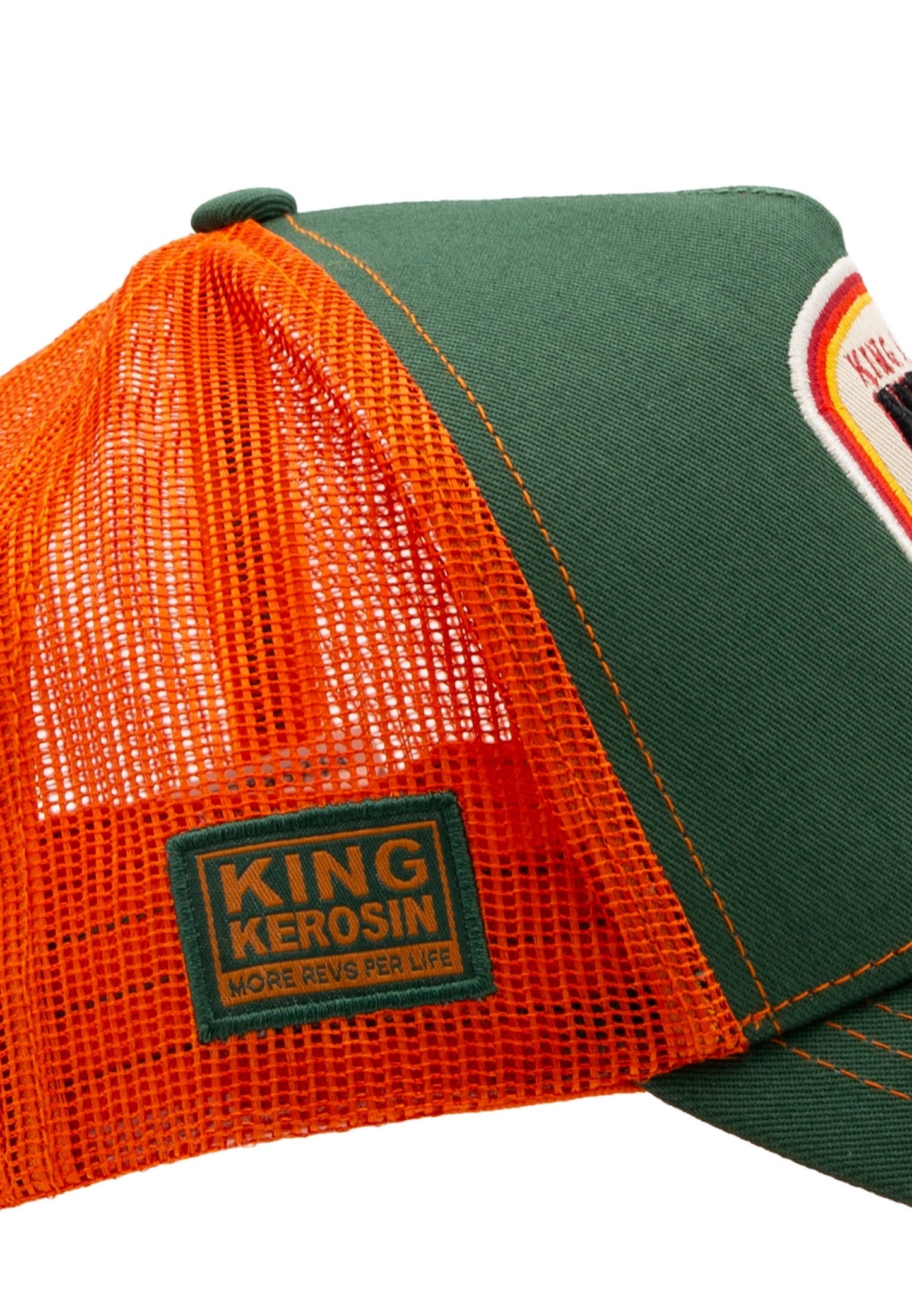 King Kerosin Trucker Cap "Never Fuck a Fucker" - Grün