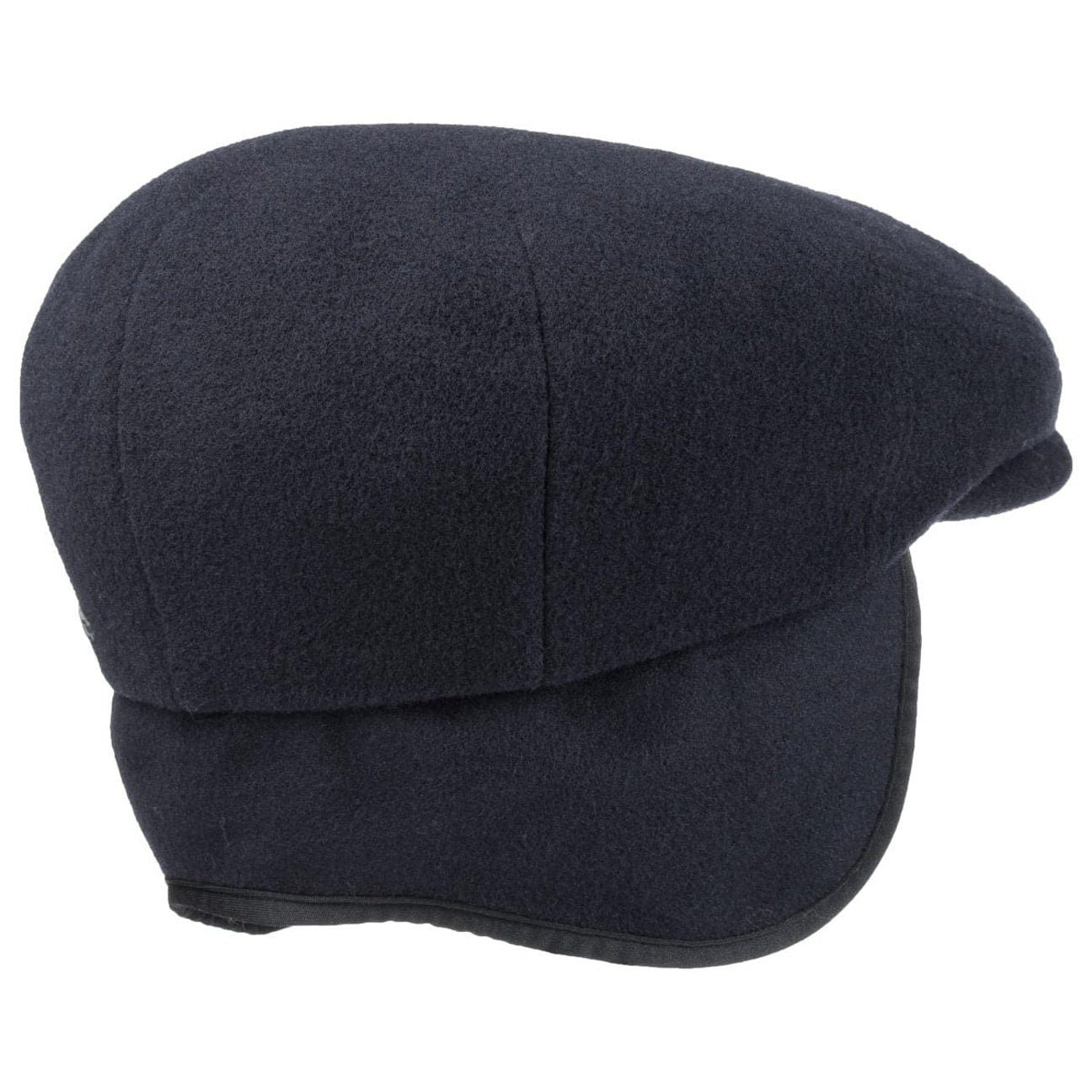 Stetson Kent Wool Driver Cap - mit Ohrenklappen - Cap aus  Wolle / Kaschmir - 21 - Dunkelblau