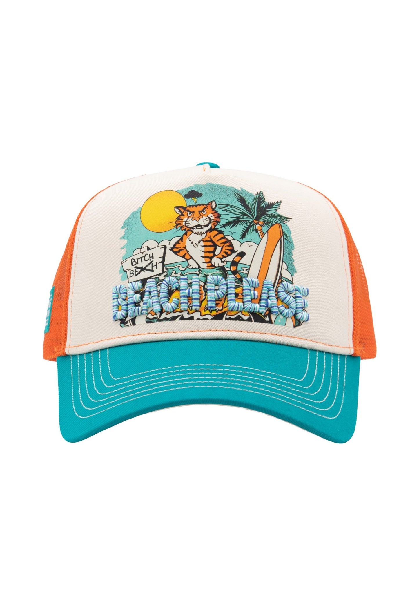 King Kerosin Trucker Cap "Beach Please"