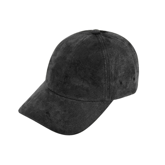 Fiebig Leder Basecap - Pigskin - mit Metallschnalle - Schwarz