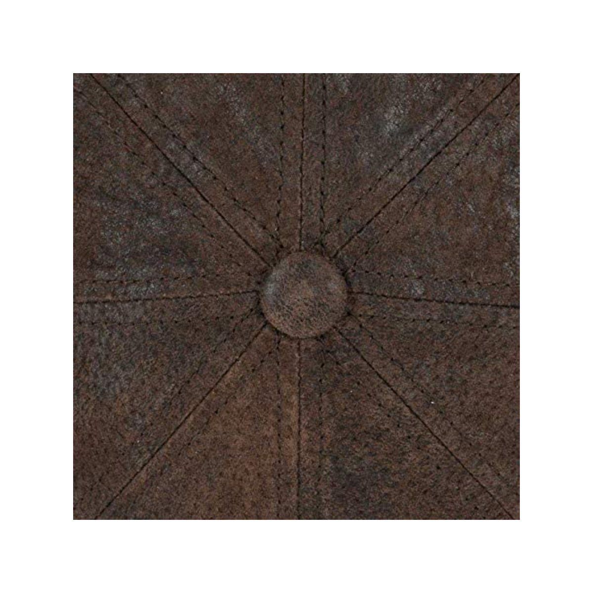 Stetson Hatteras Leder - Schirmmütze aus Leder - Pigskin - Braun