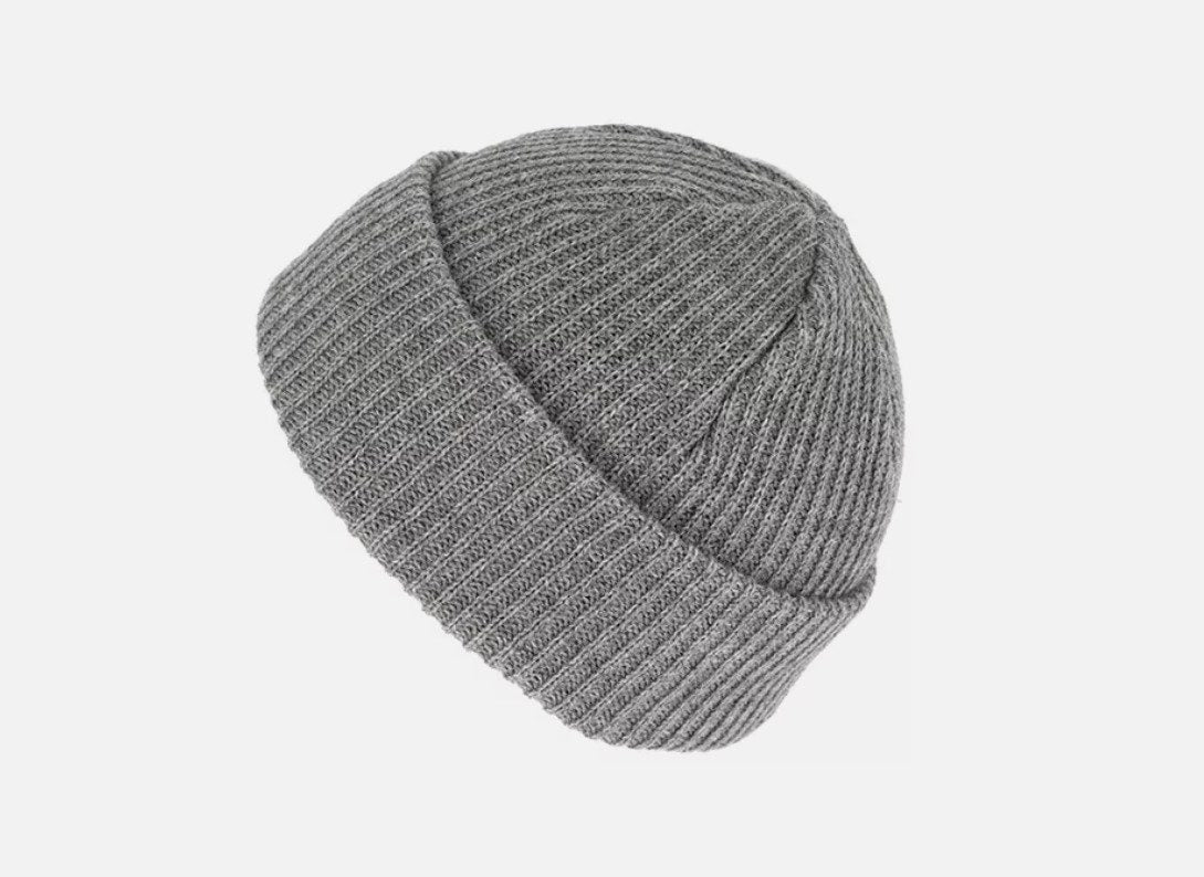 Fiebig Docker Strick Beanie - mit Umschlag - Viele verschiedene Farben