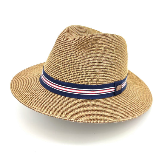 Bailey Hester Strohut Traveller - Toyo Strohut - Leicht, Flexibel & Knautschbar - Kupfer