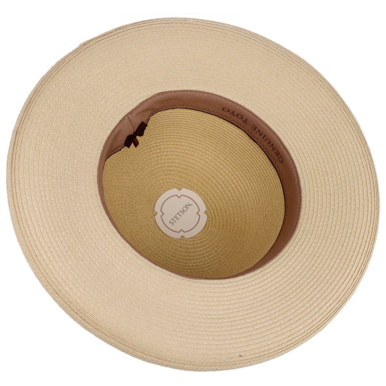 Stetson Lavedia Lady Toyo Traveller - Toyo Strohut - Aus 100% Viskose- Mit UV-Schutz 40 - Natur