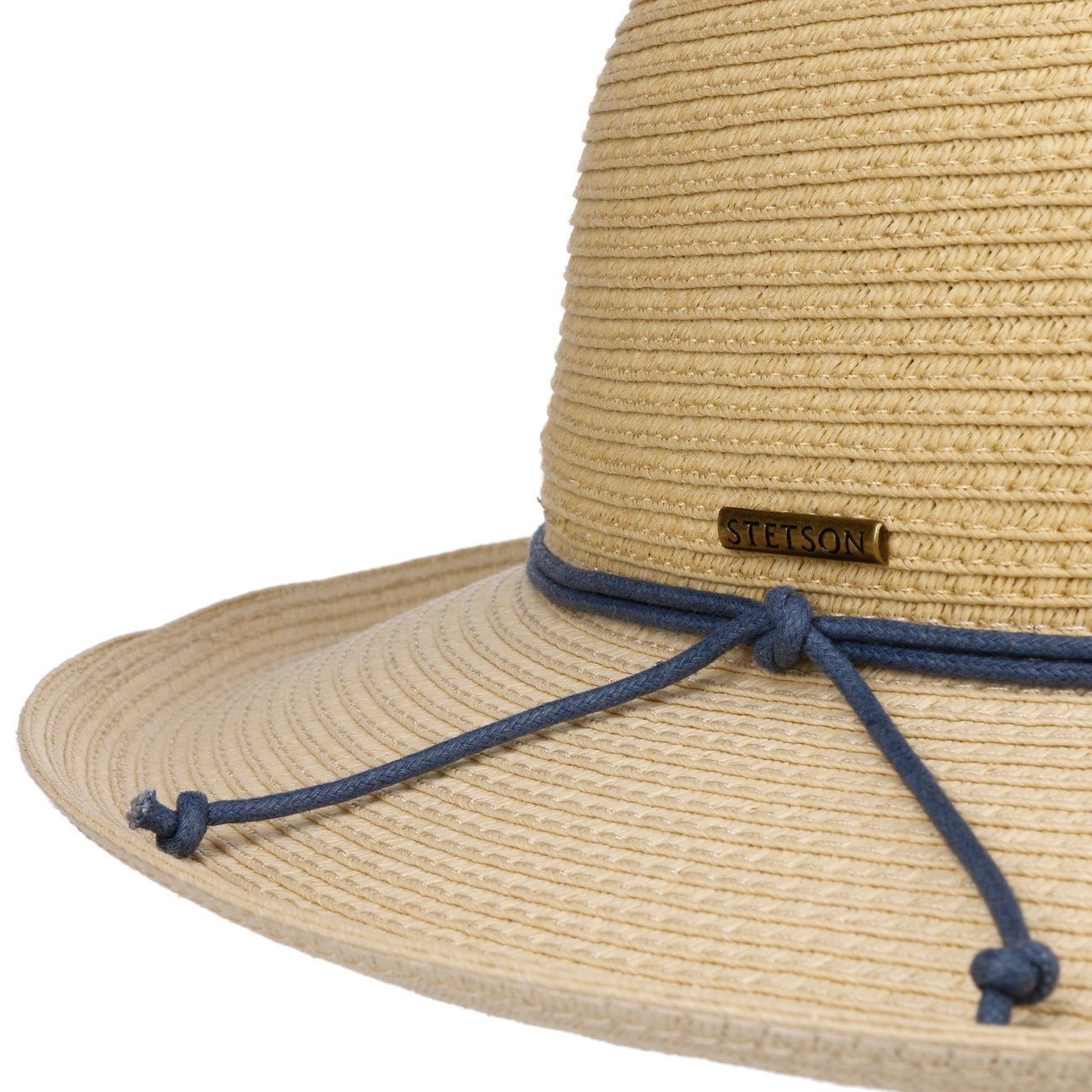 Stetson Lavedia Lady Toyo Traveller - Toyo Strohut - Aus 100% Viskose- Mit UV-Schutz 40 - Natur