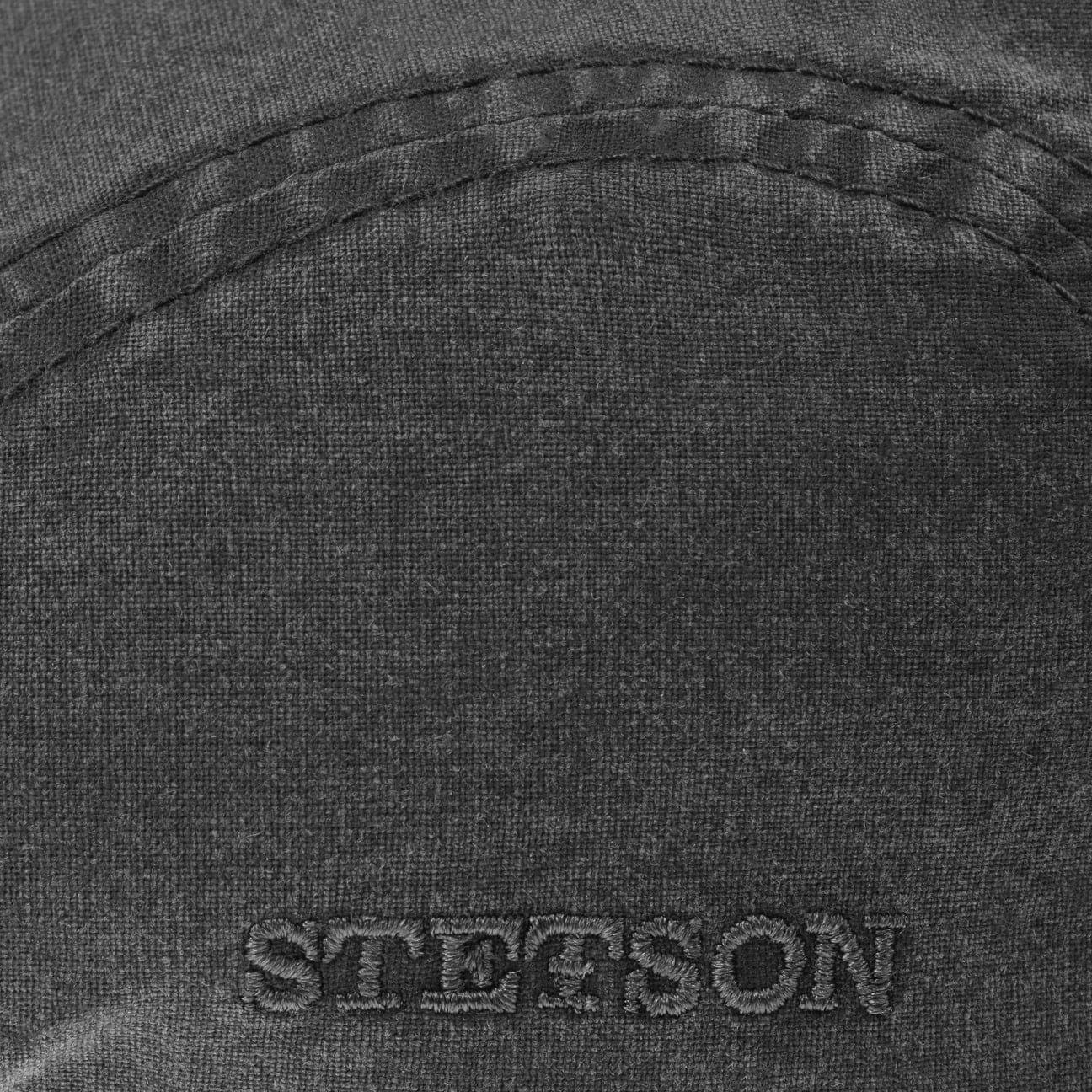 Stetson Madison Organic Ivy Cap  - Nachhaltig - Flatcap aus 100% organischer Baumwolle - Schwarz