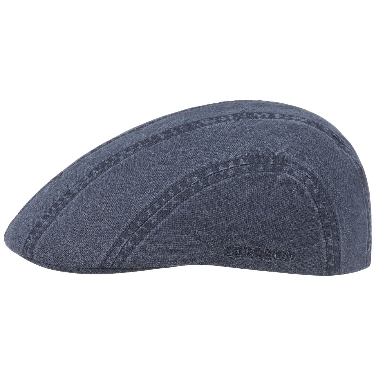 Stetson Madison Organic Ivy Cap  - Nachhaltig - Flatcap aus 100% organischer Baumwolle - Blau