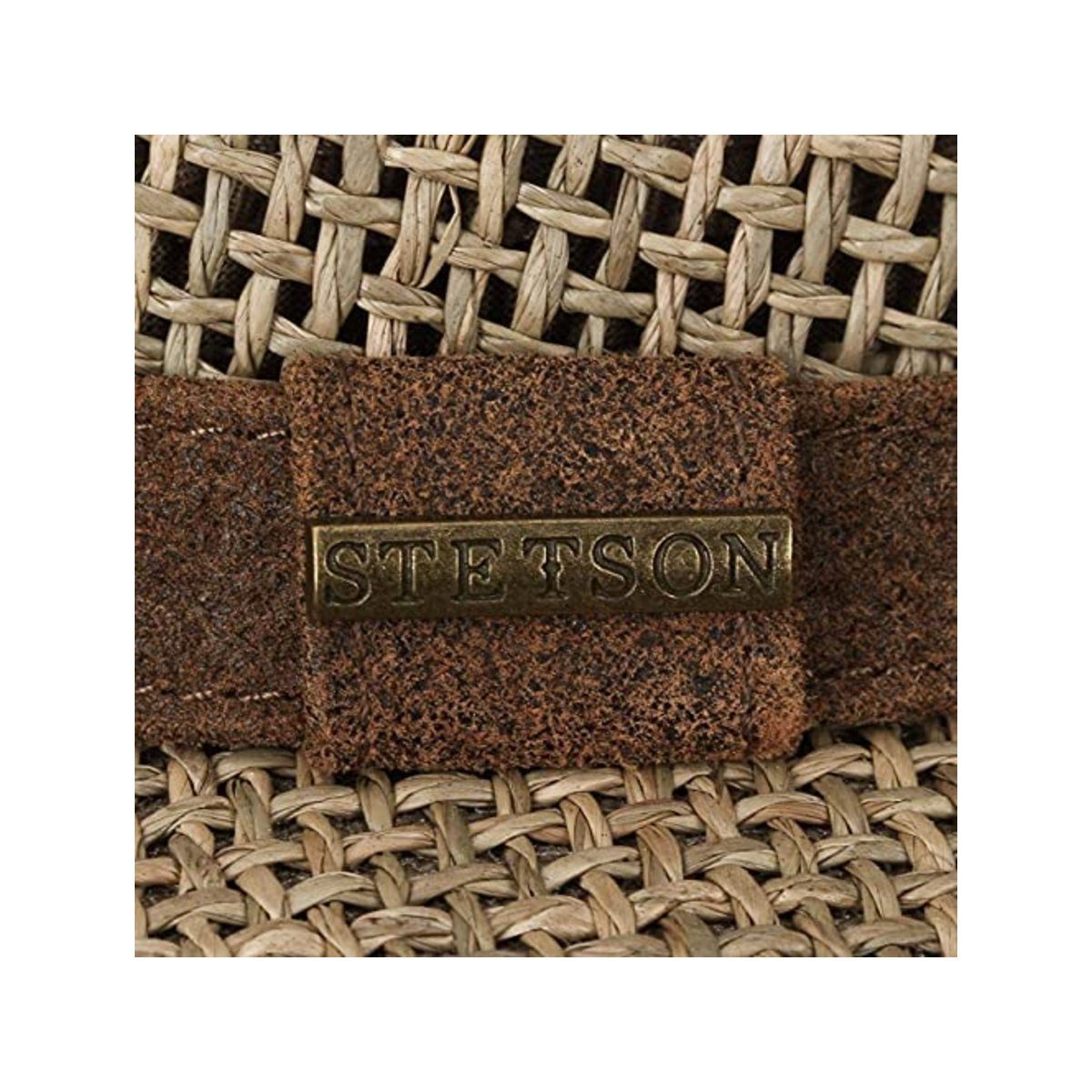 Stetson Medfield Seagrass Traveller - Strohut - Naturfarben - Sonnenhut mit elegantem Leder-Hutband