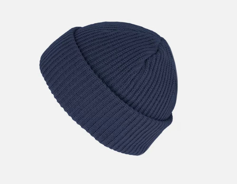 Fiebig Docker Strick Beanie - mit Umschlag - Viele verschiedene Farben