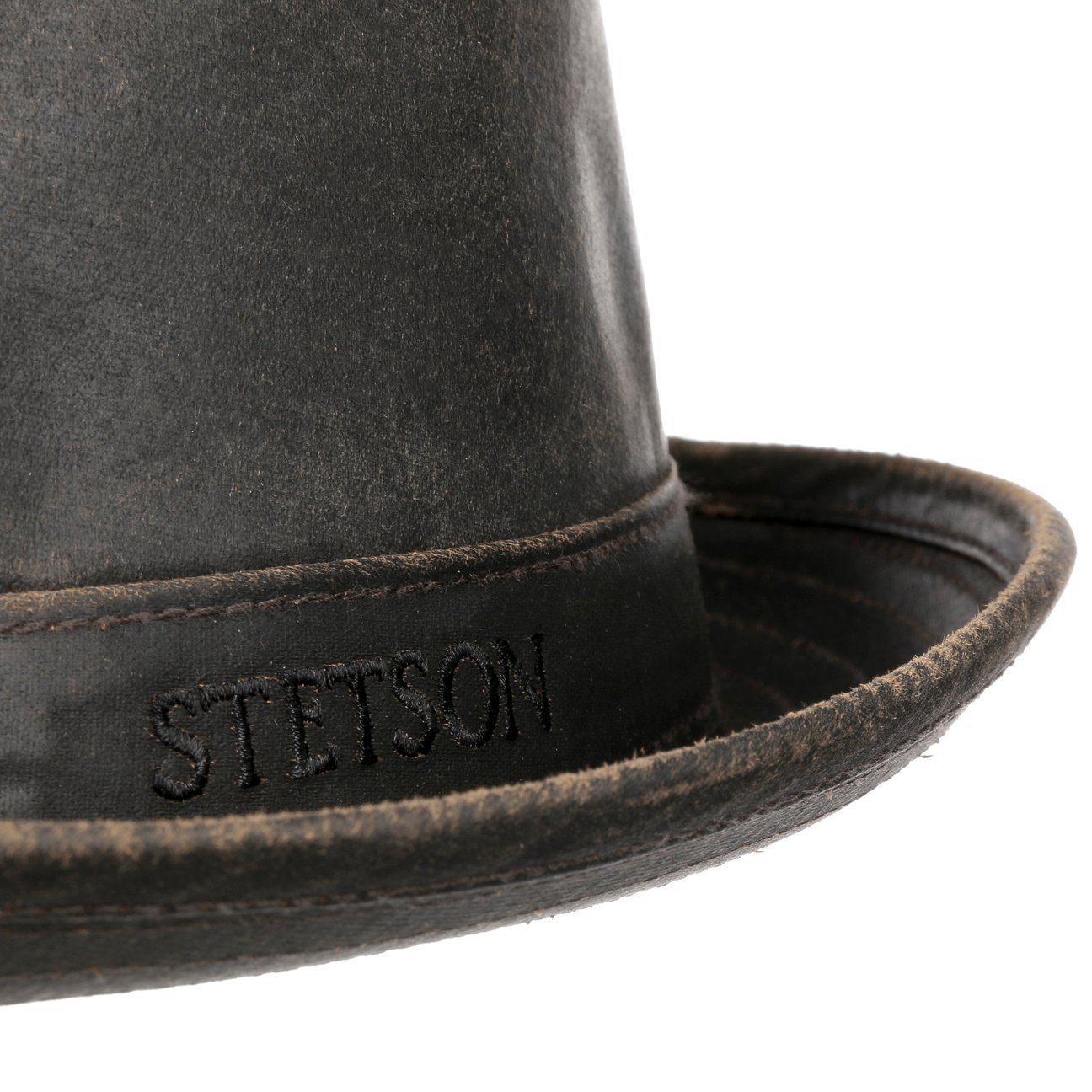 Stetson Odenton Vintage Pork Pie -  Old Cotton - Futter aus Baumwolle - Braun