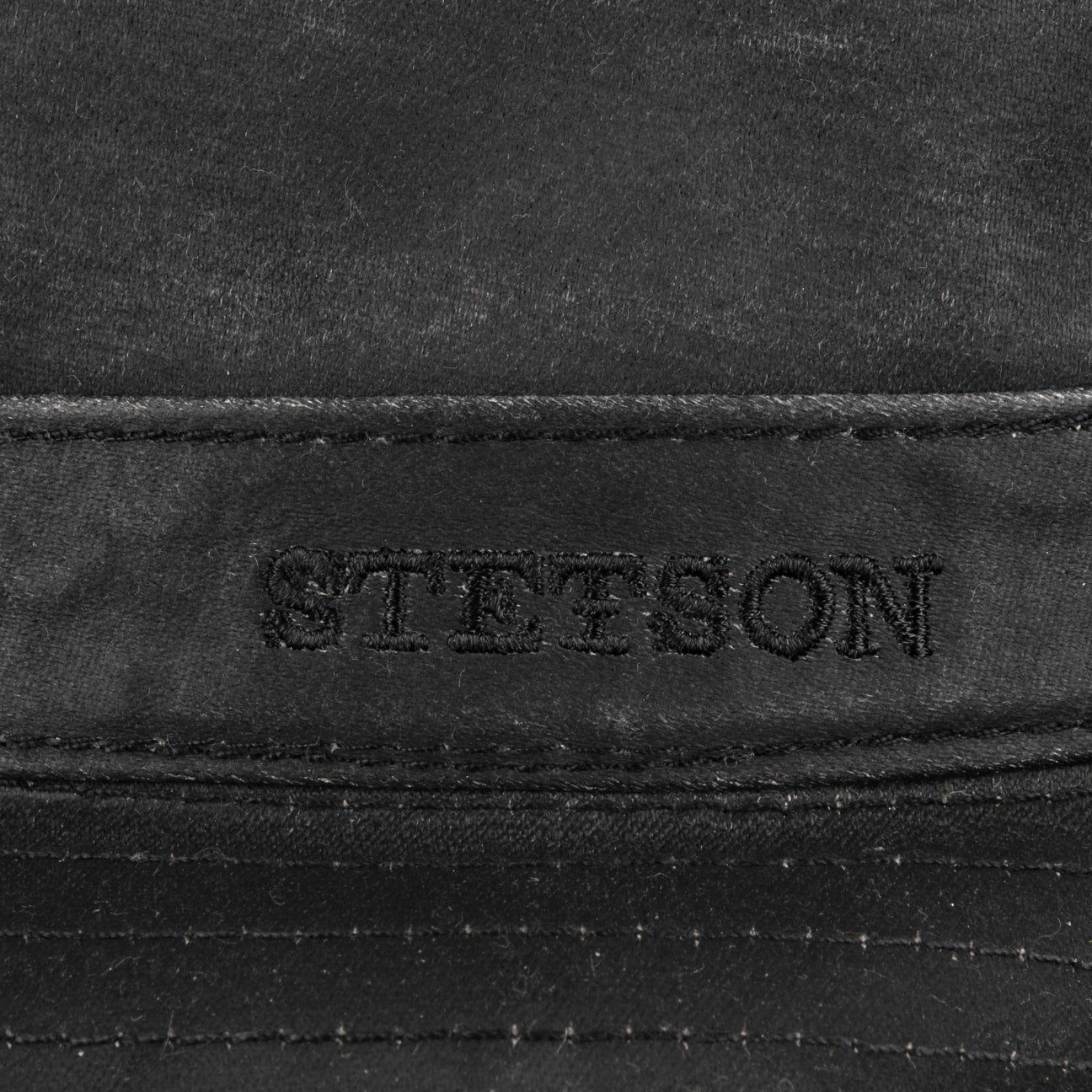 Stetson Odenton Vintage Pork Pie -  Old Cotton - Futter aus Baumwolle - Schwarz