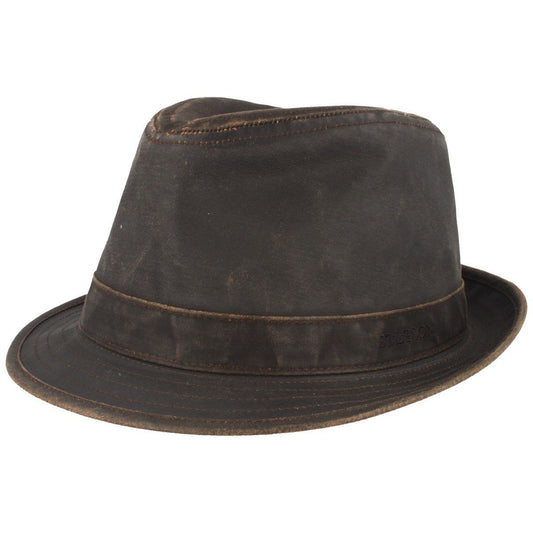 Stetson Odessa Vintage Trilby -  Old Cotton - Futter aus Baumwolle - Braun