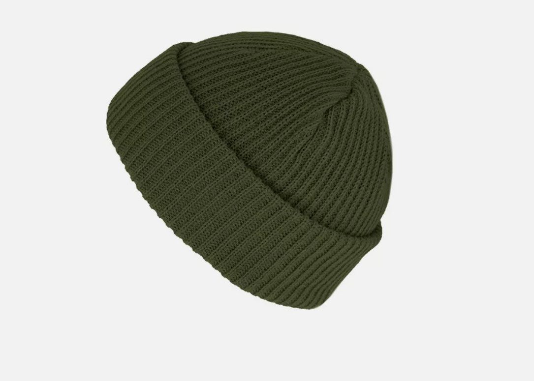 Fiebig Docker Strick Beanie - mit Umschlag - Viele verschiedene Farben