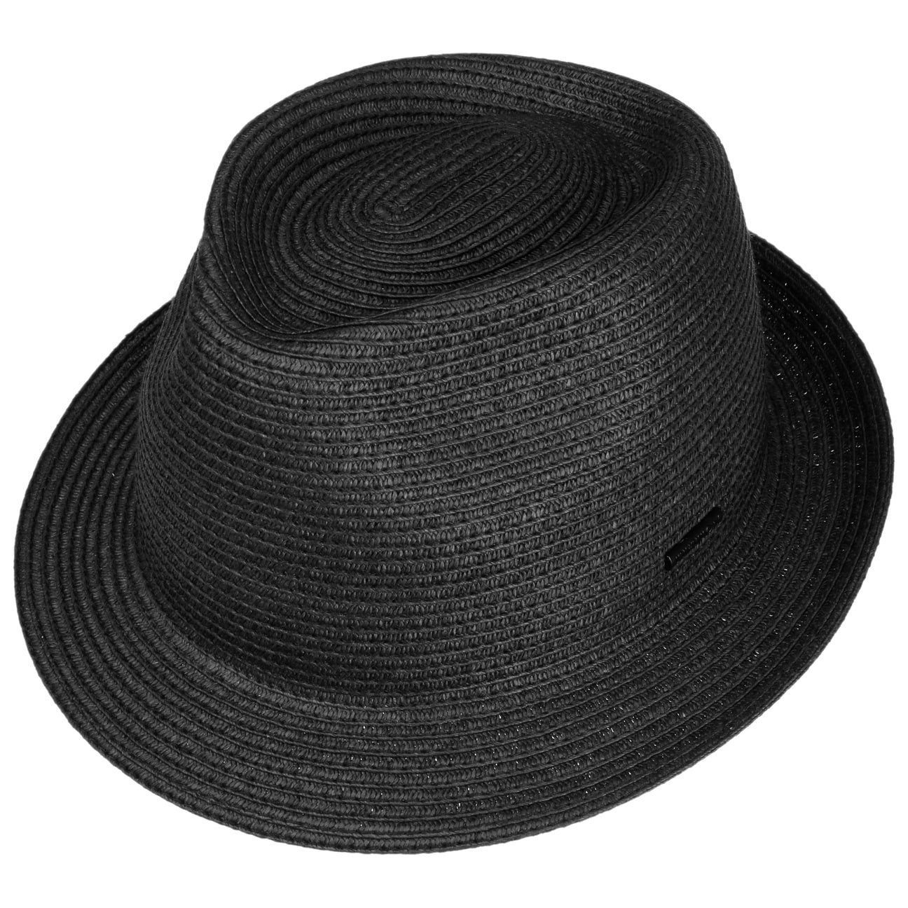 Stetson Dawson Plains - Trilby - Toyo Strohut - Aus 100% Viskose- Mit UV-Schutz 40 - Schwarz