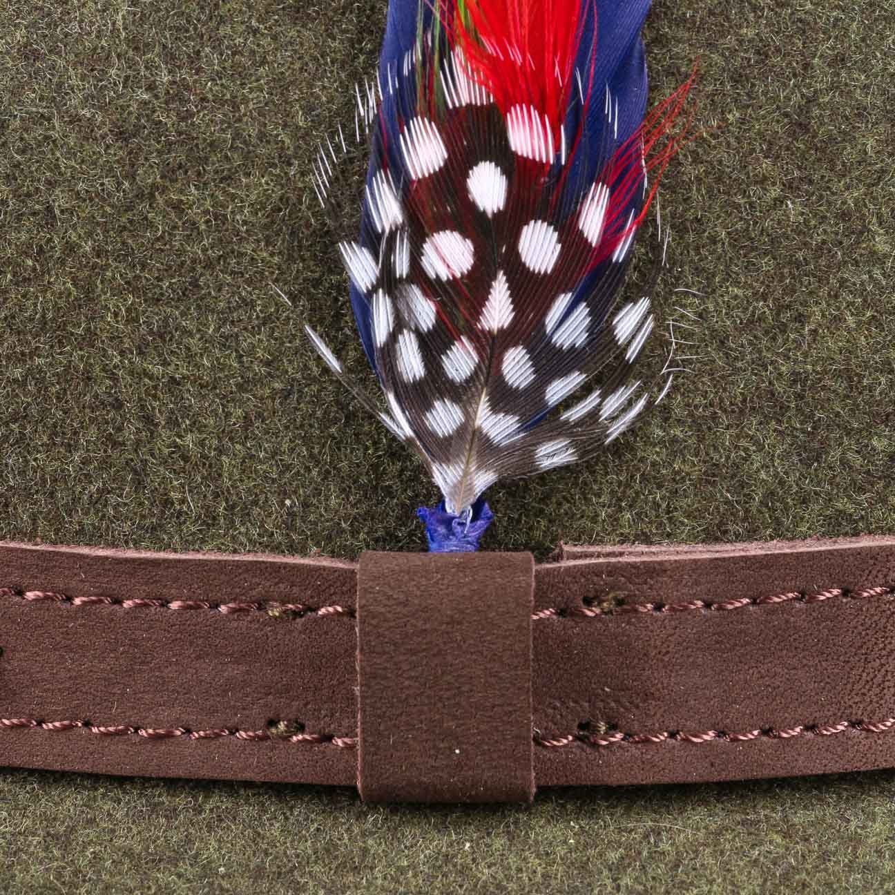 Stetson Powell Woolfelt Traveller - Wollfilzhut - Knautschbar / Wasserfest - Grün meliert