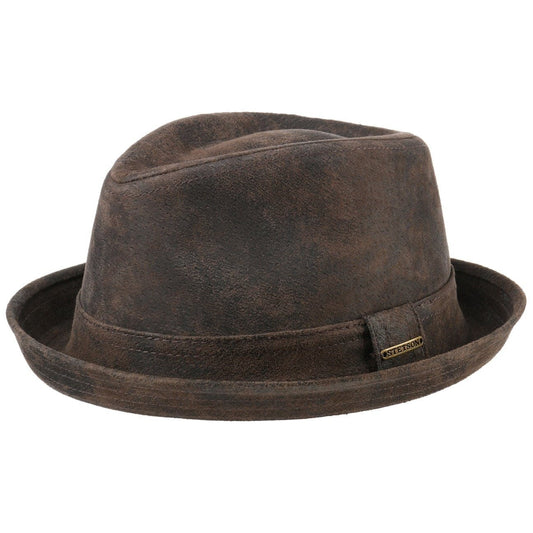 Stetson Radcliff Leder Player -  Aus 100% Leder - Futter aus Baumwolle - Braun