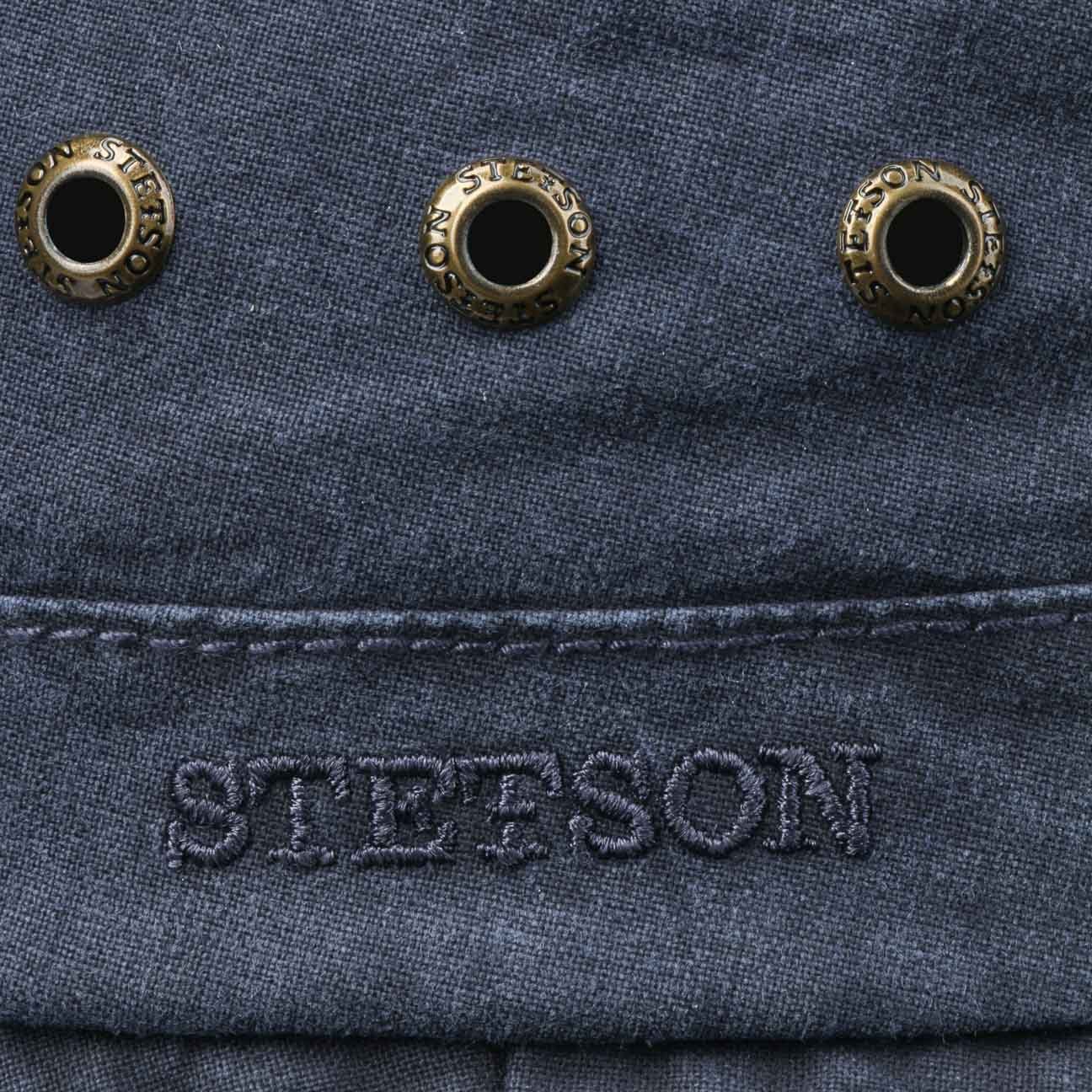 Stetson Reston Organic Bucket  - Nachhaltig - Anglerhut aus 100% organischer Baumwolle - Blau