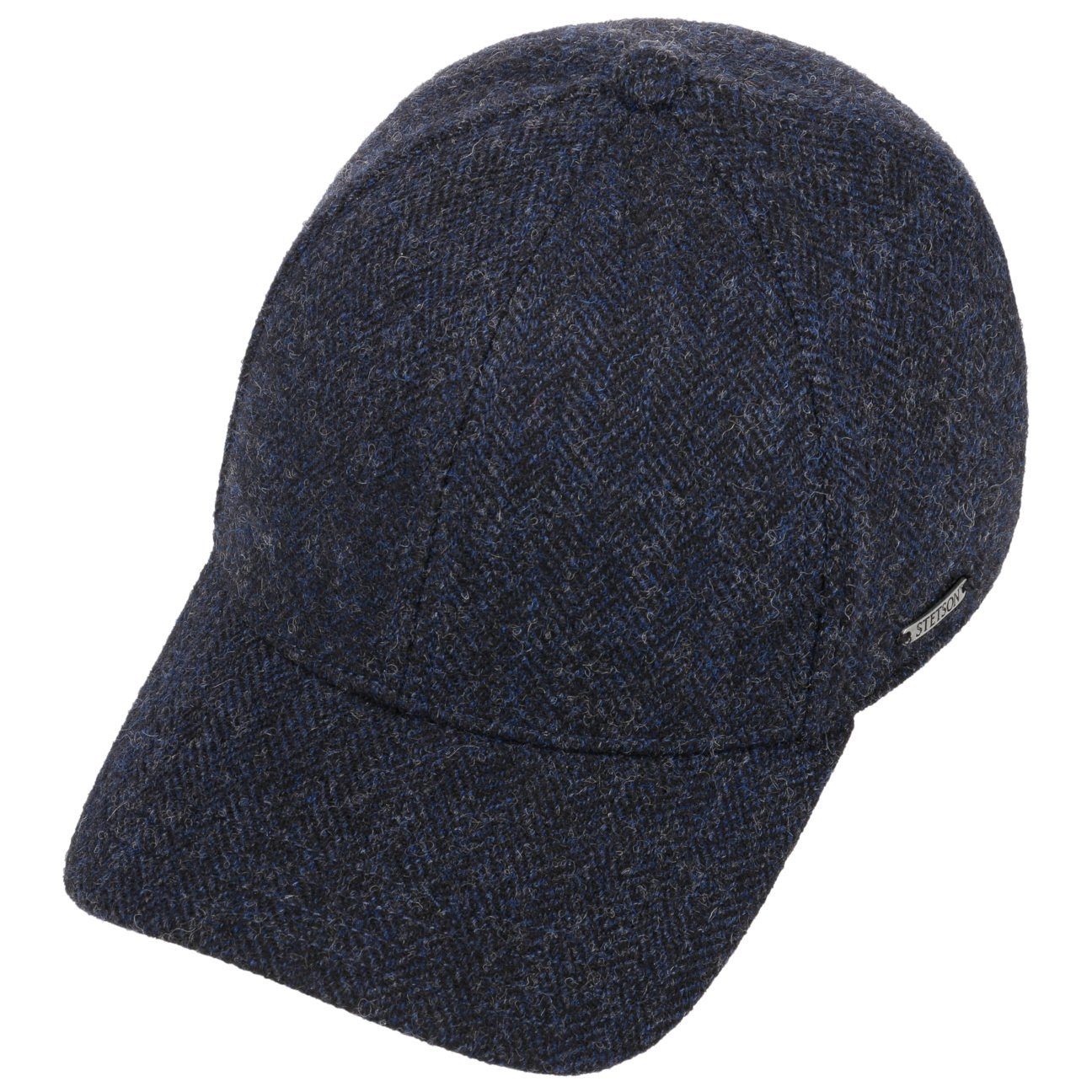 Stetson Plano Woolrich Basecap - hinten geschlossen - 321 - Schwarz/Blau