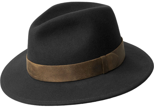 Bailey Sperling Traveller Hut - Filzhut - Made in USA - Schwarz