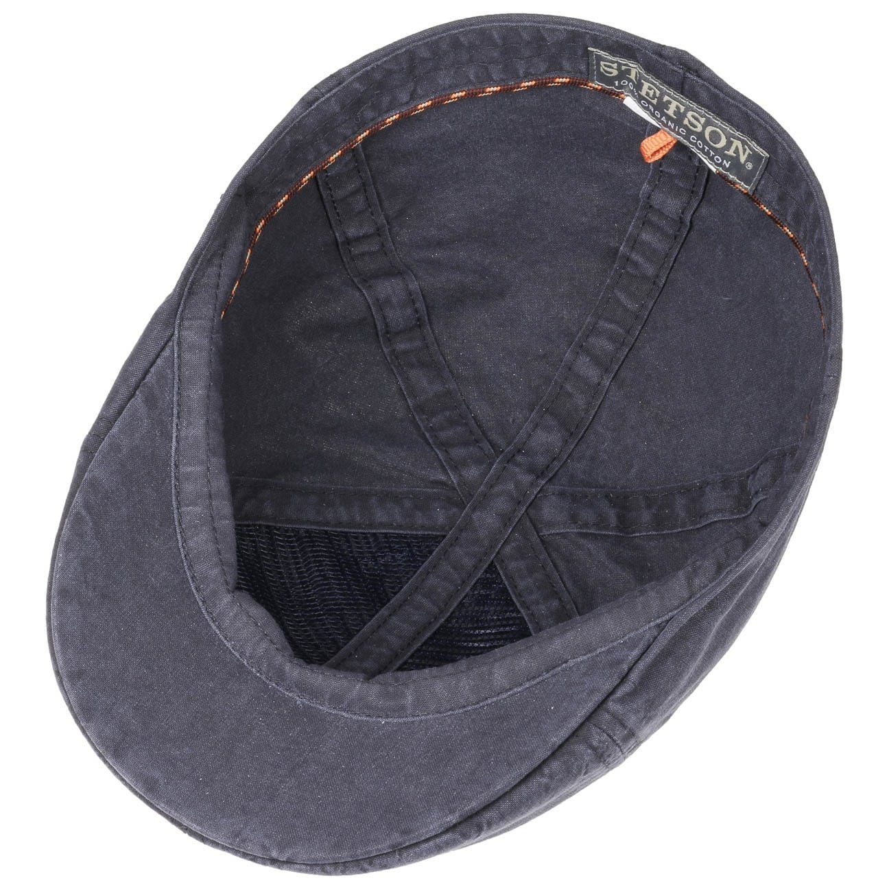 Stetson Texas Organic Duck Cap  - Nachhaltig - Cap aus 100% organischer Baumwolle - Blau