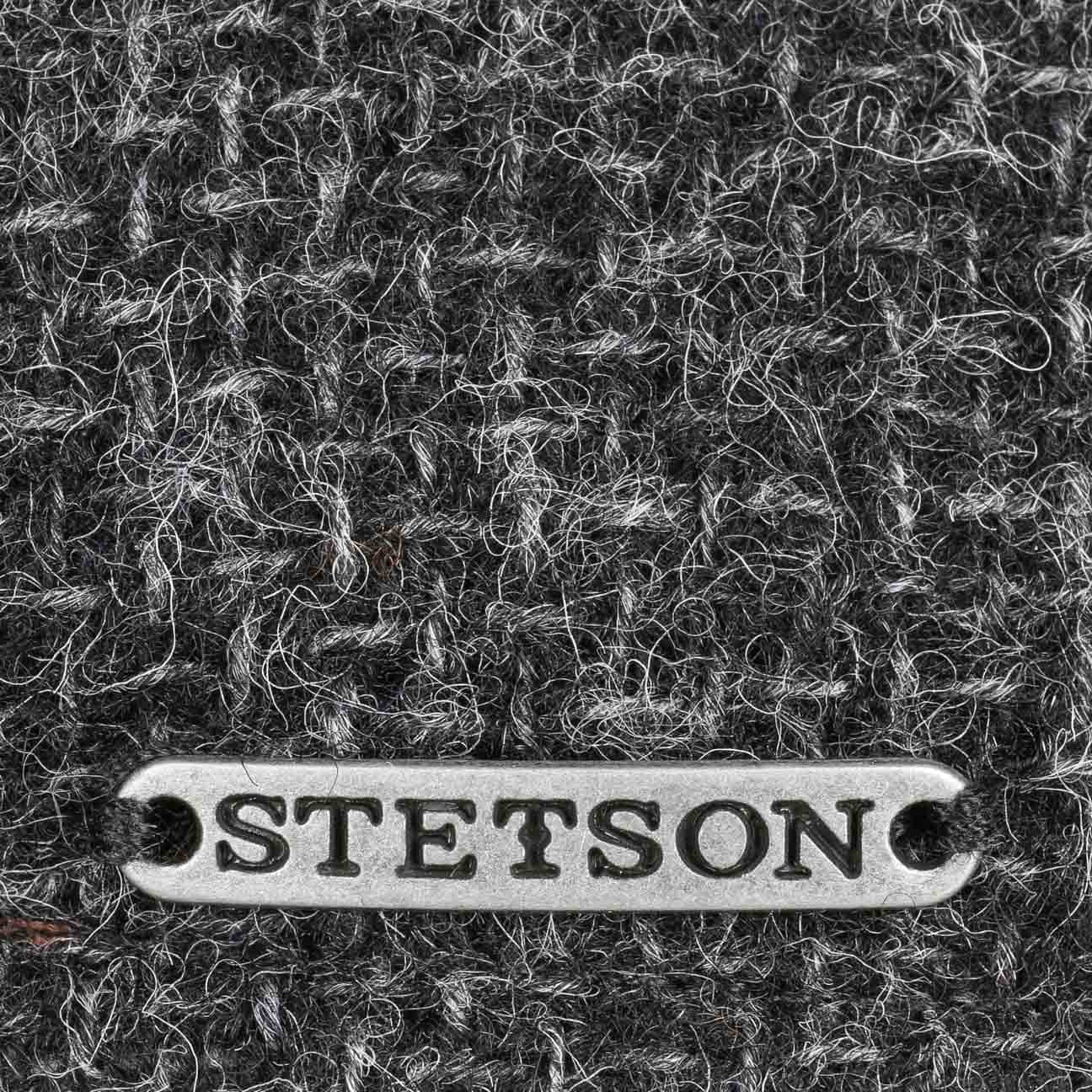 Stetson Texas Shetland - Duck Cap aus 100% Shetland-Wolle - Grau